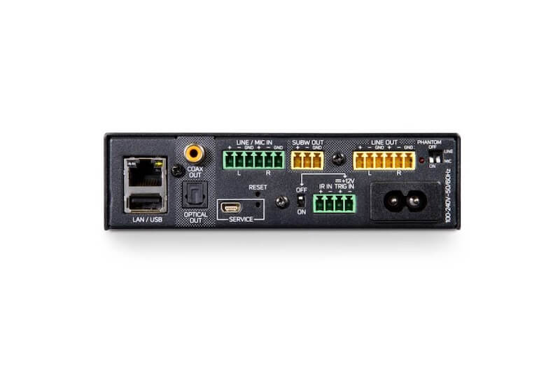 Lecteur de streaming réseau professionnel bluesound compatible avec soundsuit pour les meilleurs systèmes de sonorisation musicale pour restaurants et magasins