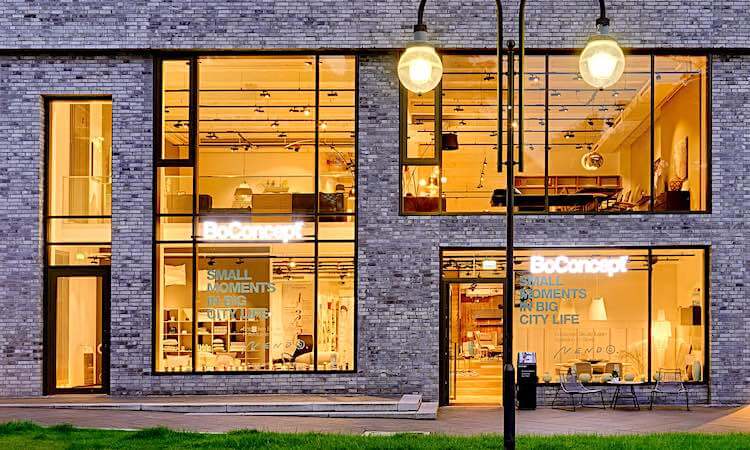 Musik für Design-Showrooms: BoConcept Flagship-Stores in Frankfurt